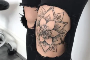 Knee Cap Tattoo